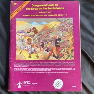 Dungeon module B2. Dungeons and dragons. RARE!